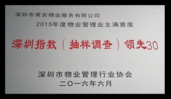 深圳指數(shù)（抽樣調(diào)查）領(lǐng)先30